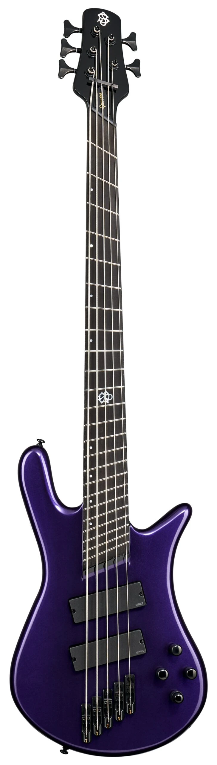 Spector NS Dimension HP 5-String Multi-Scale Bass Guitar - Plum Gloss 1 Spector NS Dimension HP 5-String Multi-Scale Bass Guitar - Plum Gloss