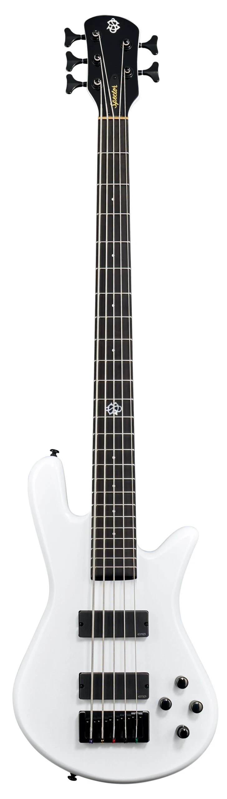 Spector NS Ethos HP 5-String Bass Guitar - White Sparkle Gloss 1 Spector NS Ethos HP 5-String Bass Guitar - White Sparkle Gloss