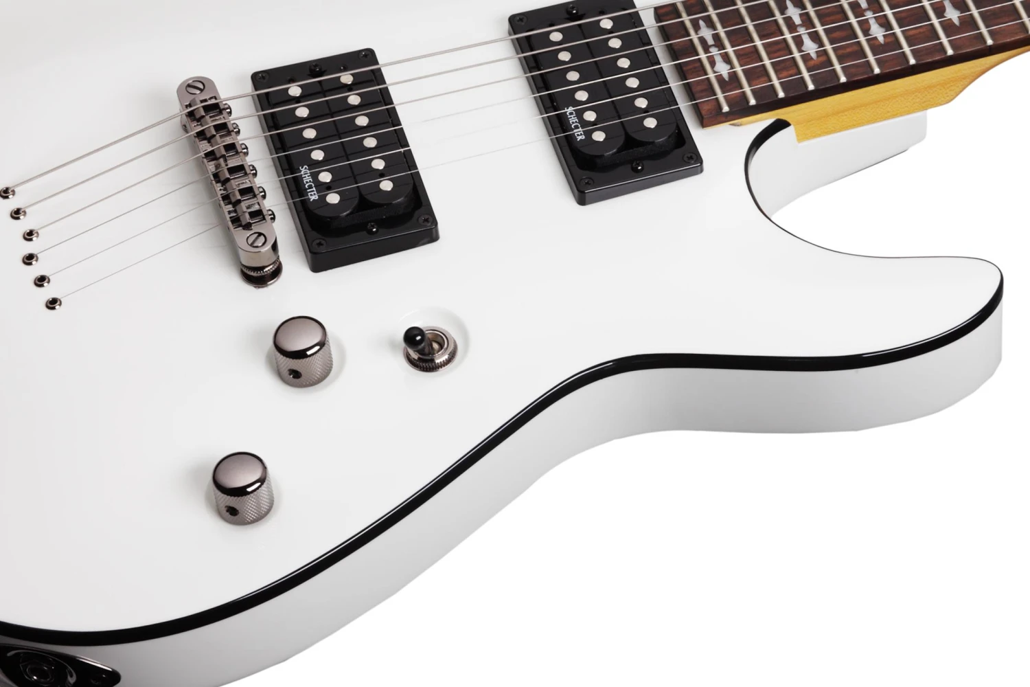 Schecter Omen-6 Vintage White 4 Schecter Omen-6 Vintage White - Image 4
