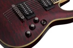 Schecter Omen Extreme-7 Left Handed – Black Cherry 9 Schecter Omen Extreme-7 Left Handed – Black Cherry -Guitar Store OmenExtreme 7LH.05