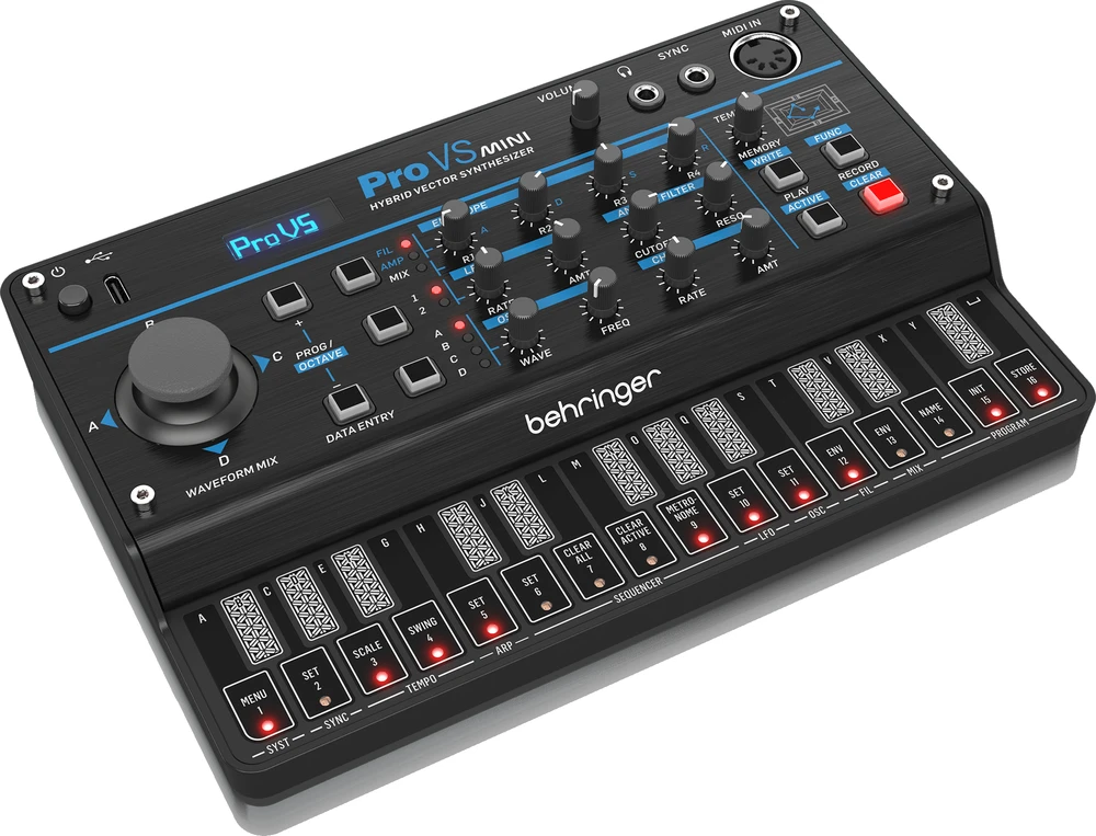 Behringer Pro-VS Mini 4-Voice Hybrid Vector Synth 1 Behringer Pro-VS Mini 4-Voice Hybrid Vector Synth