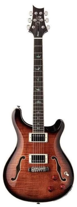 PRS SE Hollowbody II Black Gold Burst