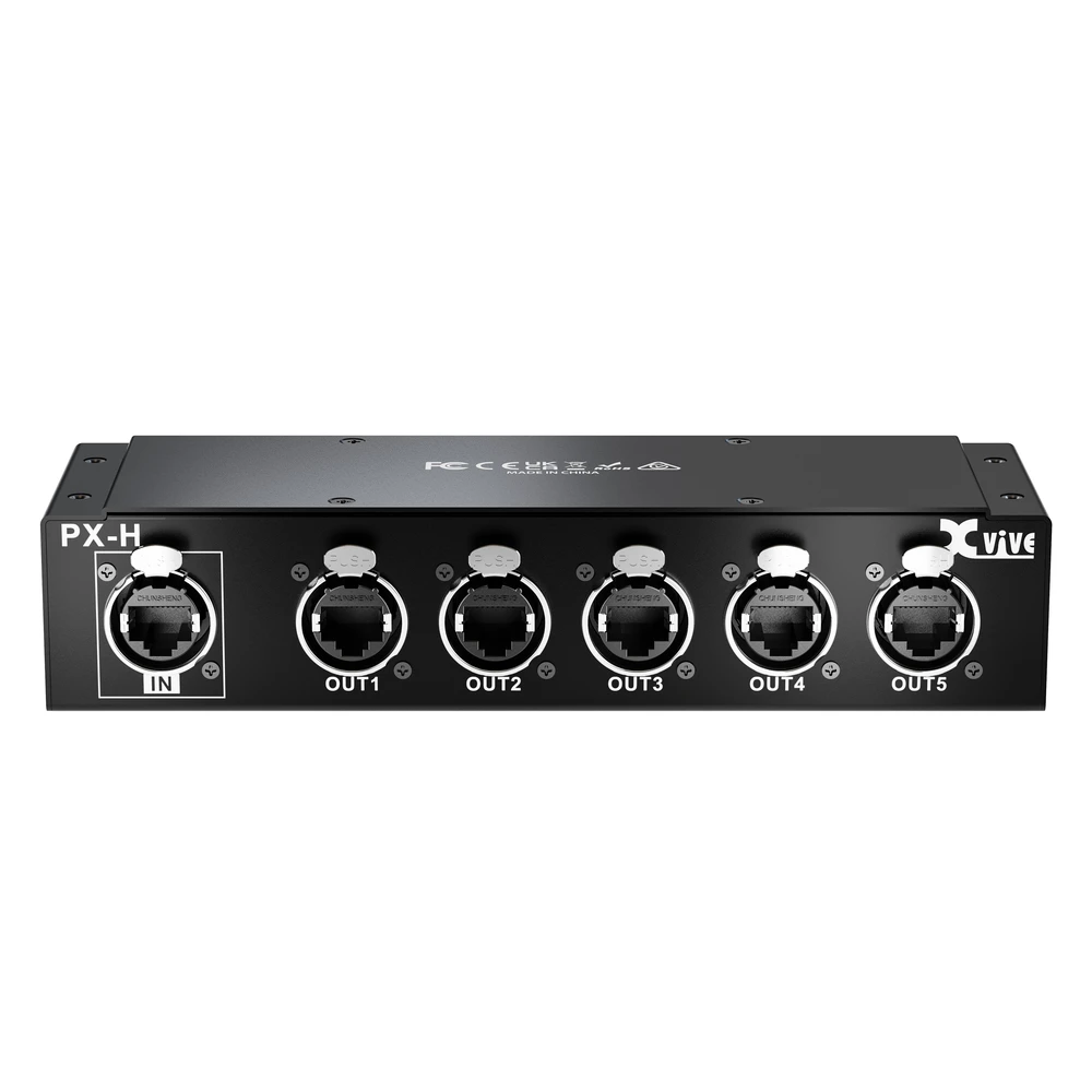 Xvive PX-H Hub - Breakout Box For 5 PX-A Connections, Allows 5 People To Connect! 2 Xvive PX-H Hub - Breakout Box For 5 PX-A Connections, Allows 5 People To Connect! - Image 2