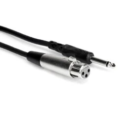 Hosa PXF-110 Mono 1/4 Inch Male To 3-Pin XLR (XLR3F) Female Unbalanced Audio Cable (3m)