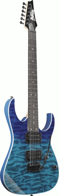 Ibanez Gio RG120QASP BGD Blue Graduation Electric Guitar 7 Ibanez Gio RG120QASP BGD Blue Graduation Electric Guitar -Guitar Store RG120QASP BGD 3