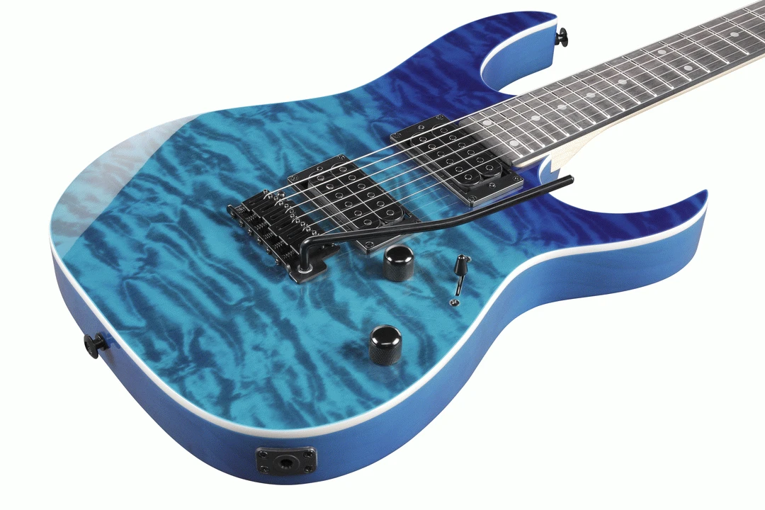 Ibanez Gio RG120QASP BGD Blue Graduation Electric Guitar 4 Ibanez Gio RG120QASP BGD Blue Graduation Electric Guitar - Image 4