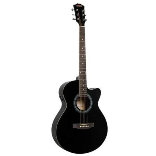 Redding RGC51CEBK Grand Concert Size Acoustic Guitar In Black 1 Redding RGC51CEBK Grand Concert Size Acoustic Guitar In Black
