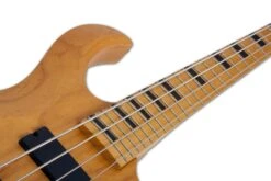 Schecter Stiletto 4 Session Bass Guitar – Aged Natural Satin -Guitar Store Riot 4Session.05