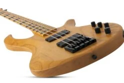 Schecter Stiletto 4 Session Bass Guitar – Aged Natural Satin -Guitar Store Riot 4Session.07