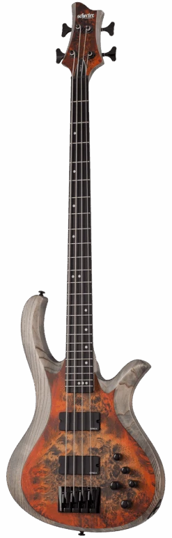 Schecter Riot 4 Bass – Inferno Burst