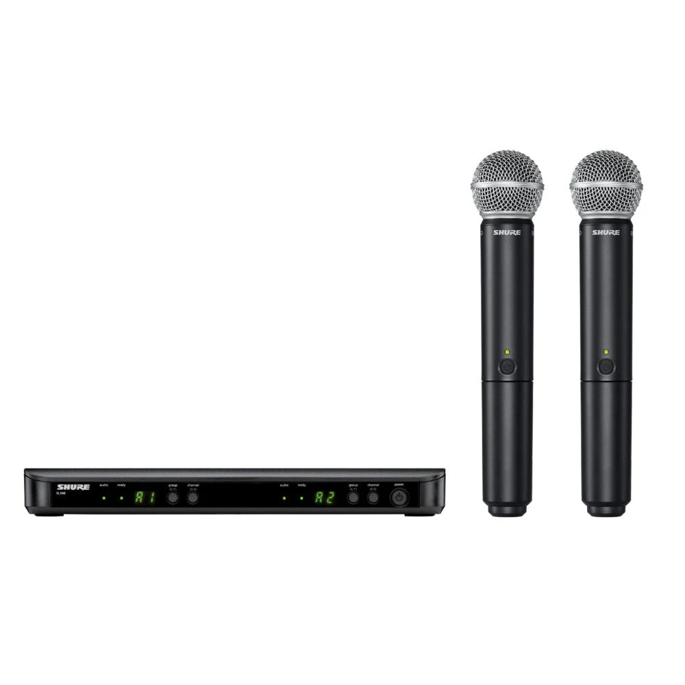 Shure BLX288/SM58 Wireless Dual Handheld System (M17: 662-686MHz) 1 Shure BLX288/SM58 Wireless Dual Handheld System (M17: 662-686MHz)