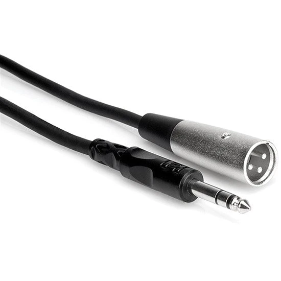 Hosa STX-110M 1/4" TRS To XLR(M) Balanced Interconnect Cable (10ft) 1 Hosa STX-110M 1/4" TRS To XLR(M) Balanced Interconnect Cable (10ft)