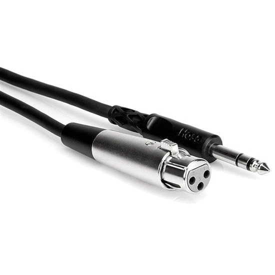 Hosa STX-120F XLR(F) To 1/4" TRS Balanced Interconnect Cable (20ft) 1 Hosa STX-120F XLR(F) To 1/4" TRS Balanced Interconnect Cable (20ft)