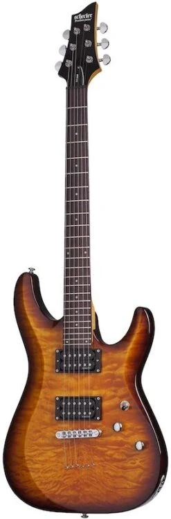 Schecter C-6 Plus Vintage Sunburst SCH444