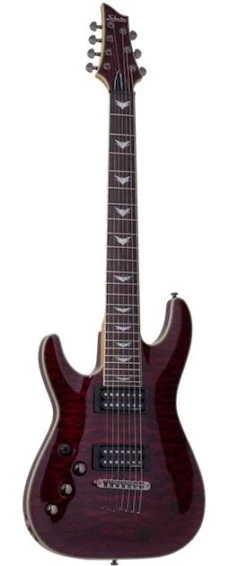 Schecter Omen Extreme-7 Left Handed – Black Cherry