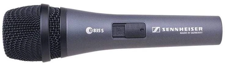 Sennheiser E 835-S Handheld Dynamic Vocal Microphone W/ Mute Switch 1 Sennheiser E 835-S Handheld Dynamic Vocal Microphone W/ Mute Switch