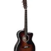 Sigma OMTC-1STE-SB Sigma OM Cutaway Guitar With EQ