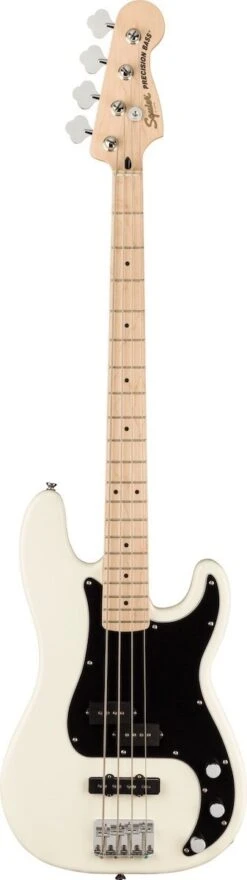Fender Squier Affinity Precision Bass PJ Maple Fingerboard, Black Pickguard, Olympic White