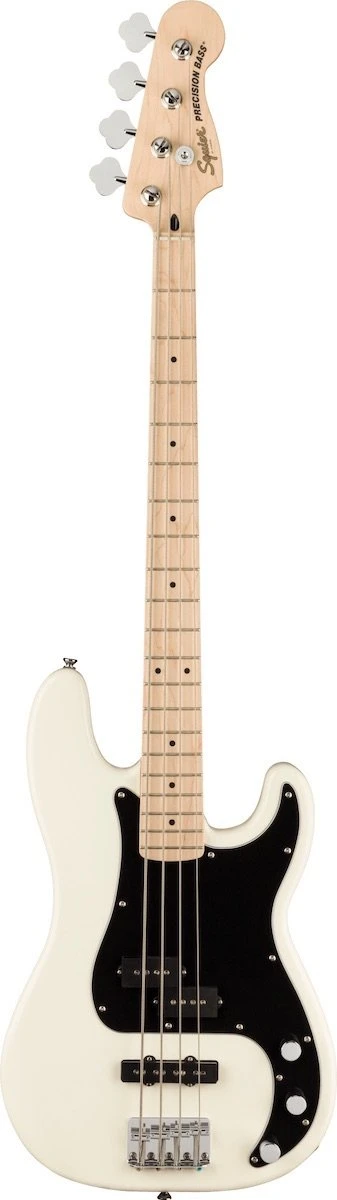 Fender Squier Affinity Precision Bass PJ Maple Fingerboard, Black Pickguard, Olympic White 1 Fender Squier Affinity Precision Bass PJ Maple Fingerboard, Black Pickguard, Olympic White
