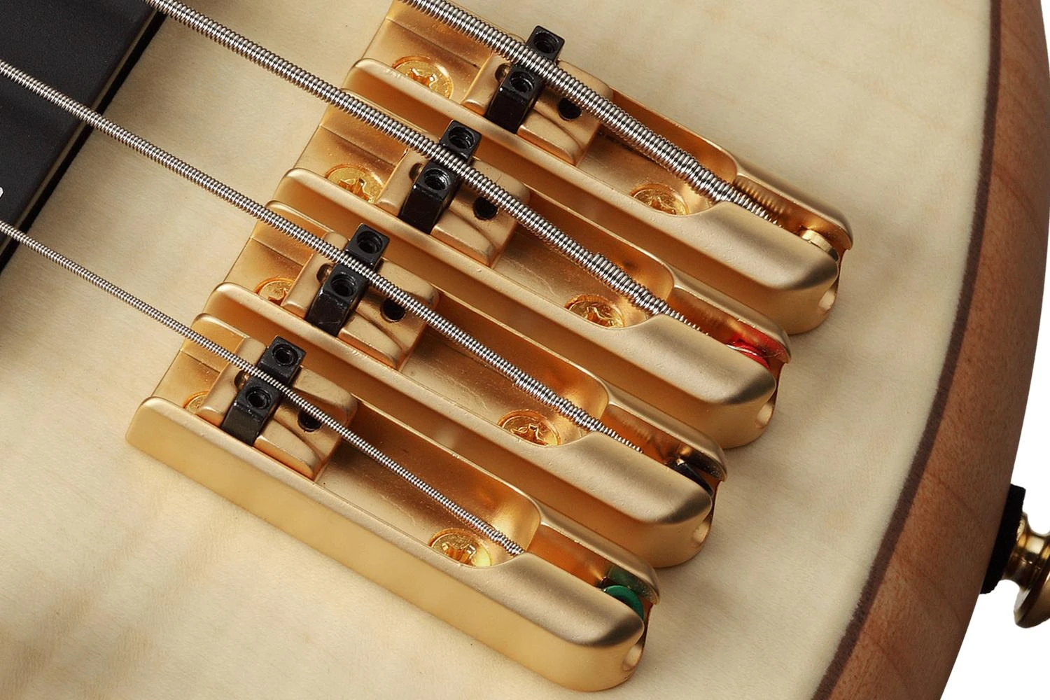 Schecter Stiletto Custom 4 Left Hand Natural Satin Bass Guitar 2 Schecter Stiletto Custom 4 Left Hand Natural Satin Bass Guitar - Image 2