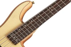 Schecter Stiletto Custom 4 Left Hand Natural Satin Bass Guitar 10 Schecter Stiletto Custom 4 Left Hand Natural Satin Bass Guitar -Guitar Store StilettoCustom 4LH.06