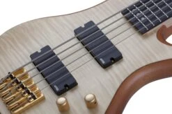 Schecter Stiletto Custom 5 Natural Satin (NAT) Bass Guitar -Guitar Store StilettoCustom 5.NaturalSatin NAT .10