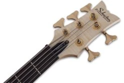 Schecter Stiletto Custom 5 Natural Satin Left Hand Bass Guitar 9 Schecter Stiletto Custom 5 Natural Satin Left Hand Bass Guitar -Guitar Store StilettoCustom 5LH.07