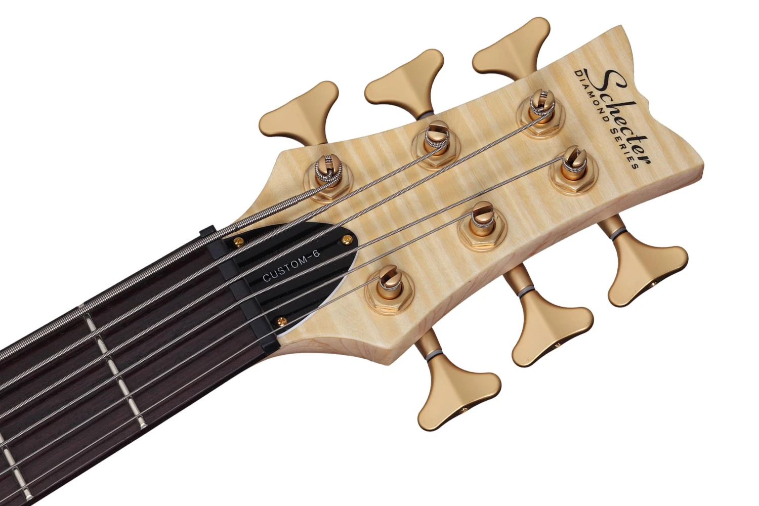 Schecter Stiletto Custom 6 Bass Guitar – Natural Satin 3 Schecter Stiletto Custom 6 Bass Guitar – Natural Satin - Image 3