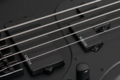 Schecter Stiletto Stealth-5 Satin Black -Guitar Store StilettoStealth 5.08