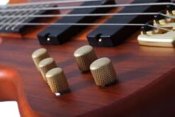 Schecter Stiletto Studio 4 Left Hand Honey Satin Bass Guitar -Guitar Store StilettoStudio 4LH.08