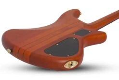 Schecter Stiletto Studio 4 Left Hand Honey Satin Bass Guitar -Guitar Store StilettoStudio 4LH.09