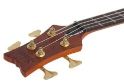 Schecter Stiletto Studio 4 Left Hand Honey Satin Bass Guitar -Guitar Store StilettoStudio 4LH.10