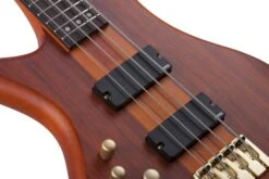 Schecter Stiletto Studio 4 Left Hand Honey Satin Bass Guitar -Guitar Store StilettoStudio 4LH.12