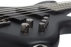 Schecter Stiletto Studio 5 Bass Guitar – See-Thru Black Satin -Guitar Store StilettoStudio 5.See ThruBlackSatin STBLS .09