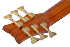 Schecter Stiletto Studio 6 Honey Satin Bass Guitar 13 Schecter Stiletto Studio 6 Honey Satin Bass Guitar -Guitar Store StilettoStudio 6.HoneySatin HSN .05