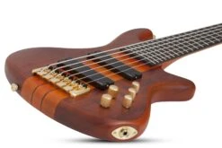 Schecter Stiletto Studio 6 Honey Satin Bass Guitar 11 Schecter Stiletto Studio 6 Honey Satin Bass Guitar -Guitar Store StilettoStudio 6.HoneySatin HSN .07