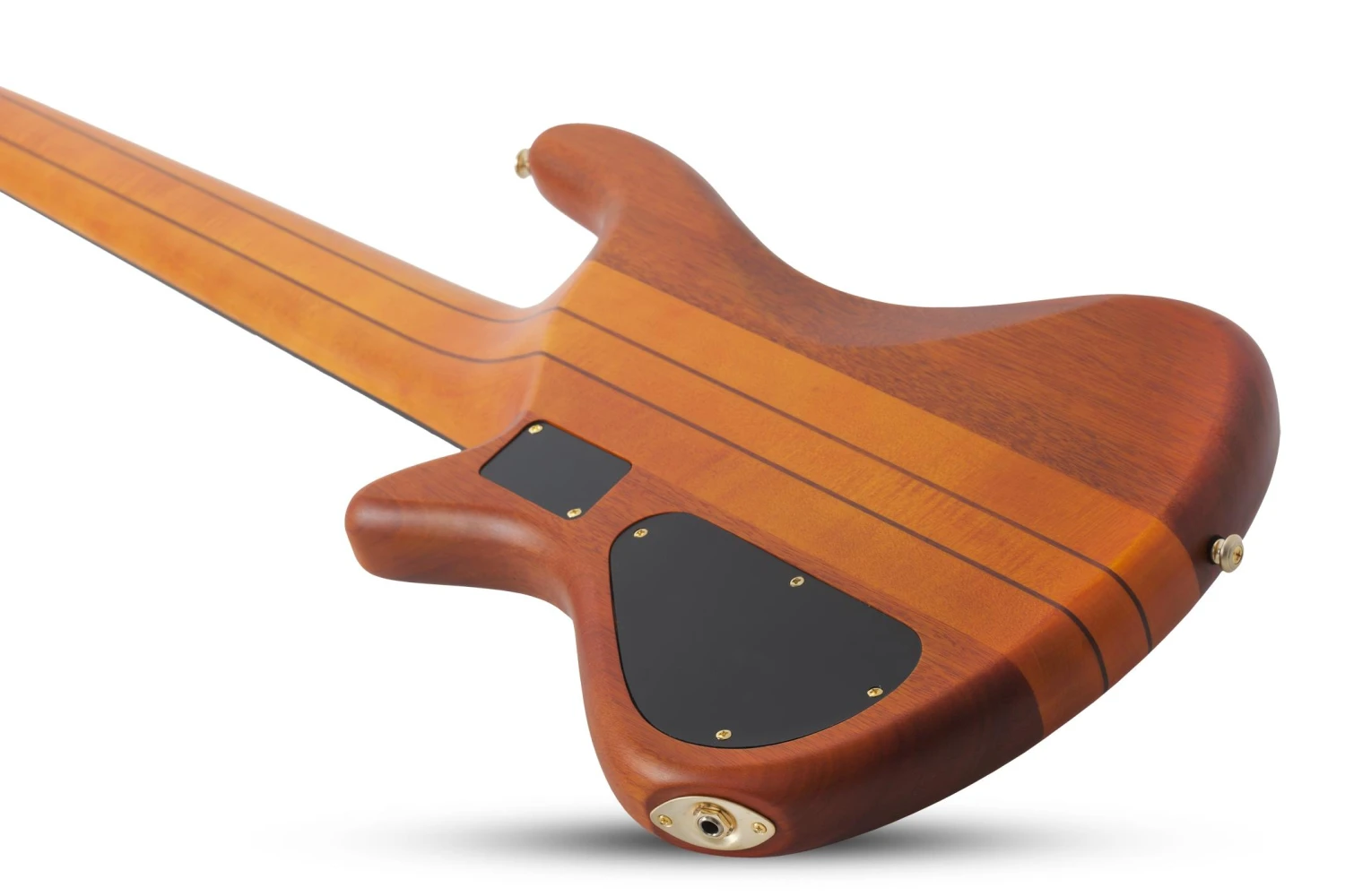 Schecter Stiletto Studio 6 Honey Satin Bass Guitar 6 Schecter Stiletto Studio 6 Honey Satin Bass Guitar - Image 6