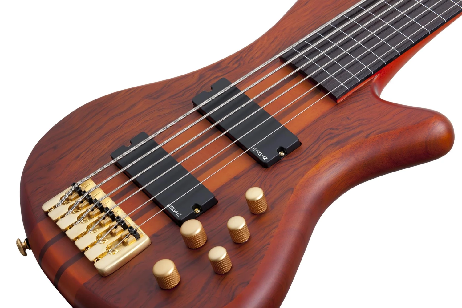 Schecter Stiletto Studio 6 FL Honey Satin Bass Guitar 6 Schecter Stiletto Studio 6 FL Honey Satin Bass Guitar - Image 6