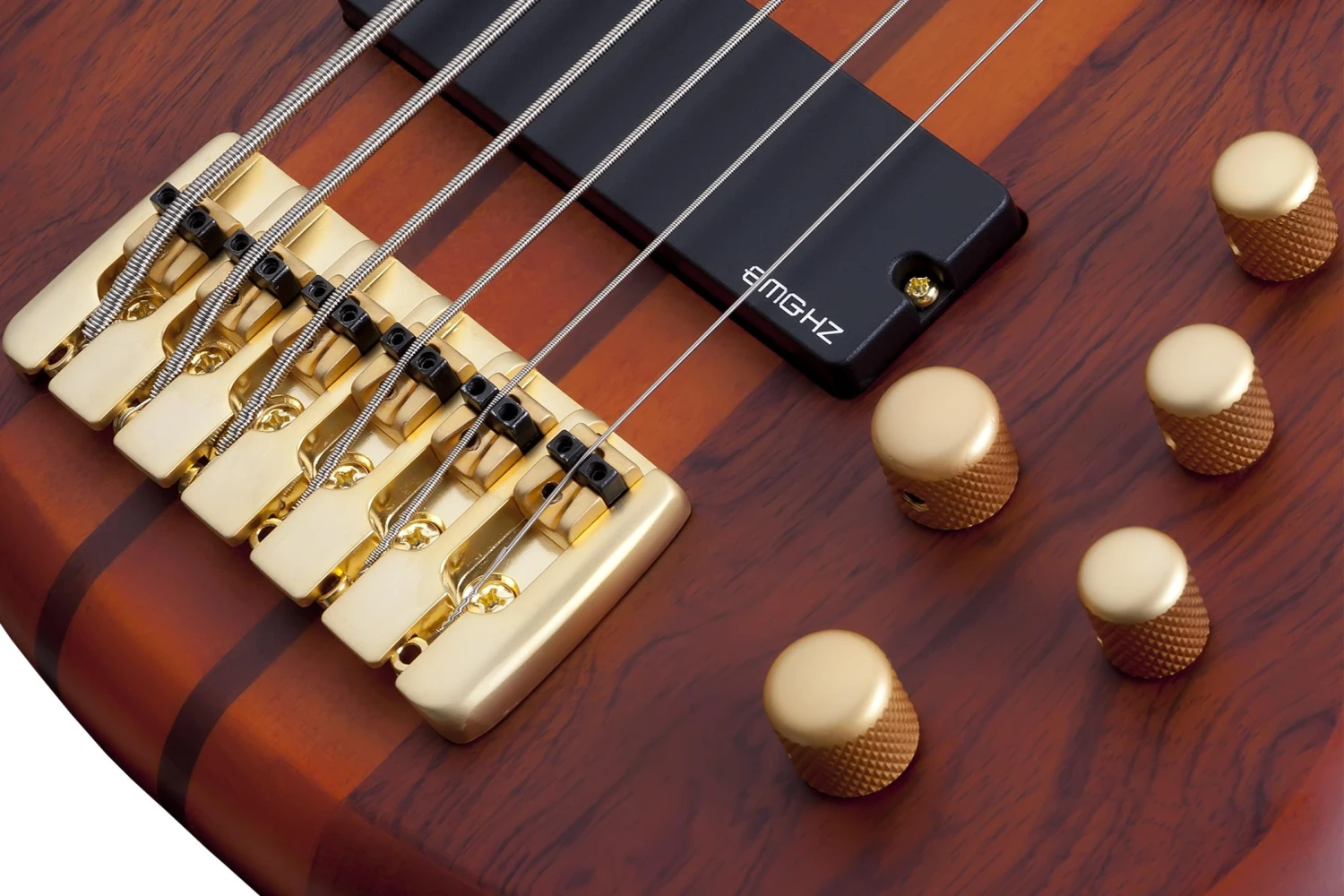 Schecter Stiletto Studio 6 FL Honey Satin Bass Guitar 3 Schecter Stiletto Studio 6 FL Honey Satin Bass Guitar - Image 3