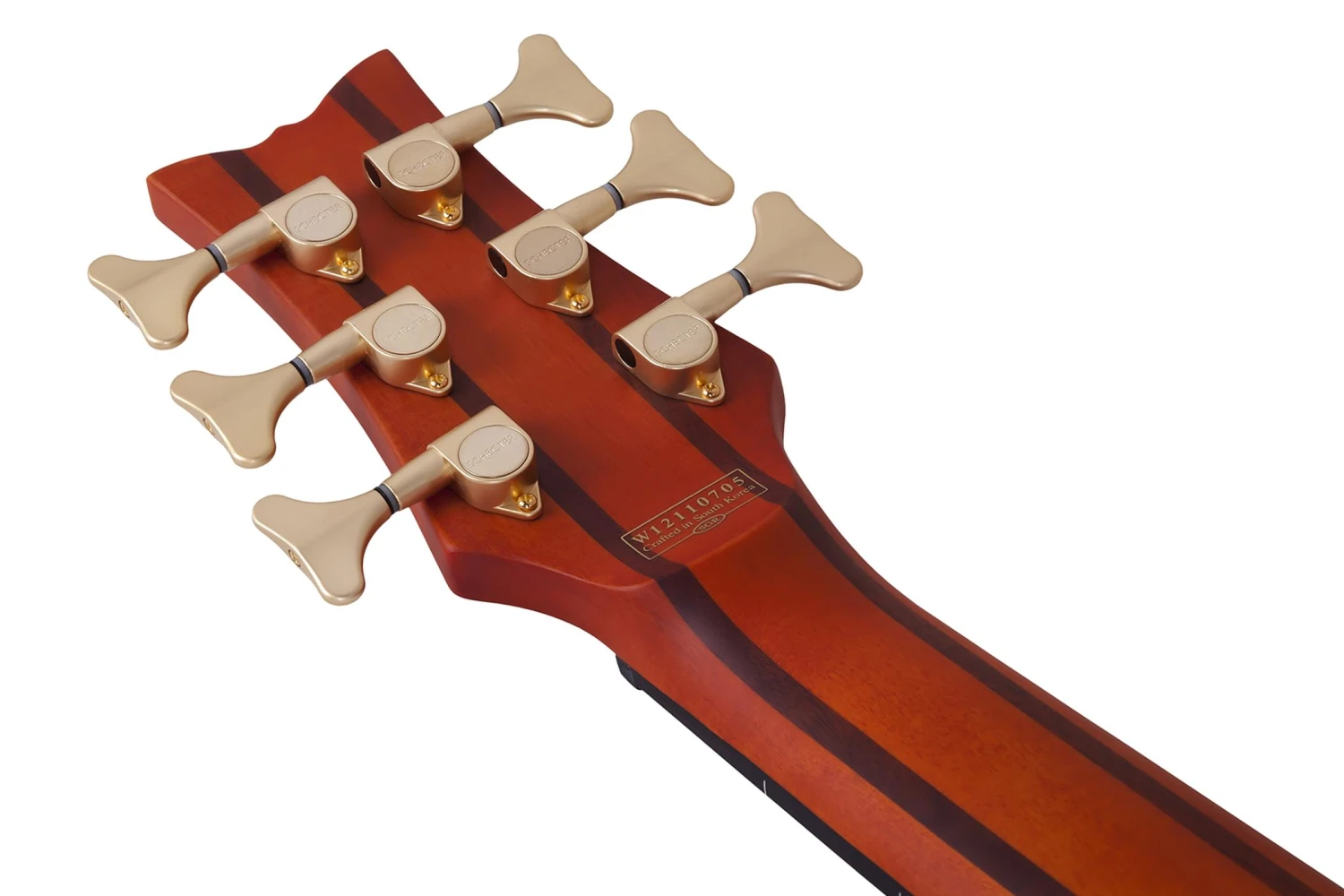 Schecter Stiletto Studio 6 FL Honey Satin Bass Guitar 5 Schecter Stiletto Studio 6 FL Honey Satin Bass Guitar - Image 5