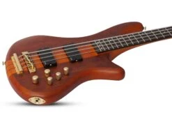 Schecter Stiletto Studio 8 Bass Guitar – Honey Satin -Guitar Store StilettoStudio 8.HoneySatin HSN .02