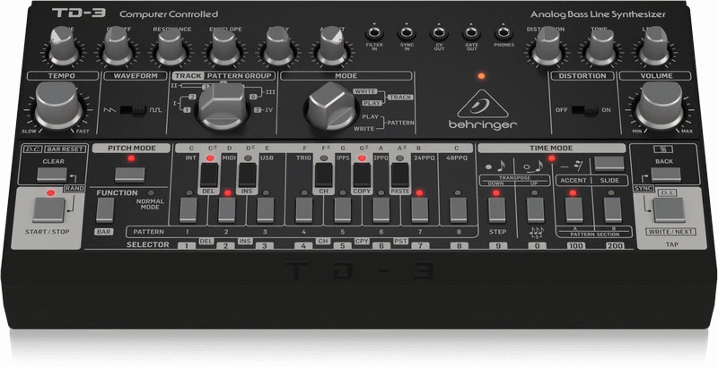 Behringer TD3 BK Analog Bass Line Synth 1 Behringer TD3 BK Analog Bass Line Synth