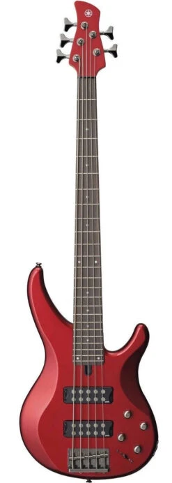 Yamaha TRBX305 5 String Bass - Candy Apple Red