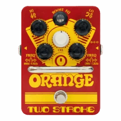 Orange Two Stroke Boost Pedal