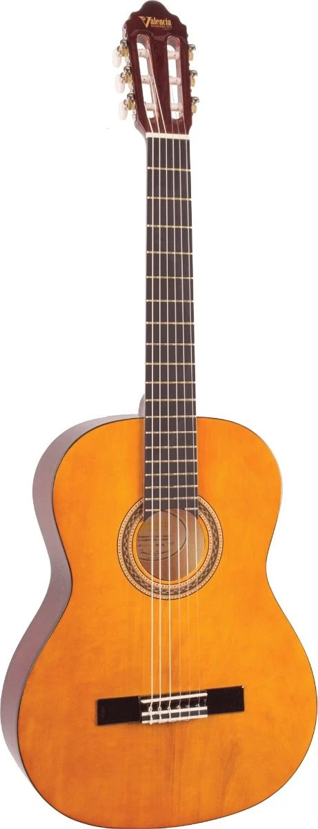 Valencia VC104 100 Series Full Size Classical Guitar Natural 1 Valencia VC104 100 Series Full Size Classical Guitar Natural