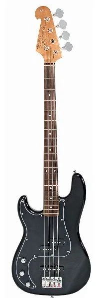 SX VEP62LHB PJ Style Left Handed Bass Guitar - Black
