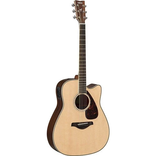 Yamaha FGX830CNT Solid Spruce Top With Cutaway, Pickup And Rosewood Back And Sides. 1 Yamaha FGX830CNT Solid Spruce Top With Cutaway, Pickup And Rosewood Back And Sides.