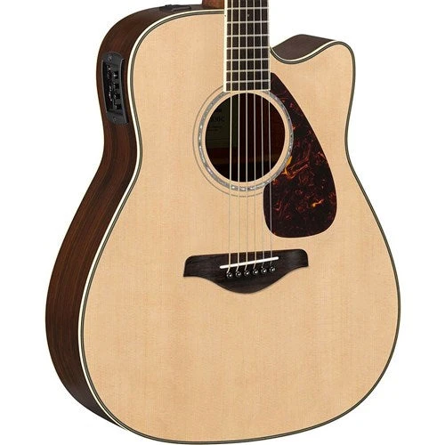 Yamaha FGX830CNT Solid Spruce Top With Cutaway, Pickup And Rosewood Back And Sides. 2 Yamaha FGX830CNT Solid Spruce Top With Cutaway, Pickup And Rosewood Back And Sides. - Image 2