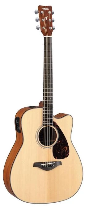 Yamaha FGX800CNT Natural Solid Spruce Top With Cutaway And Pickup 1 Yamaha FGX800CNT Natural Solid Spruce Top With Cutaway And Pickup