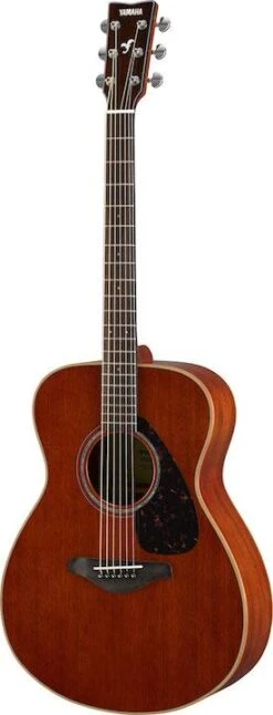 Yamaha FS850 6 String Acoustic Guitar. FS Concert Body Acoustic Guitar With Solid Mahogany Top, Mahogany Back And Sides